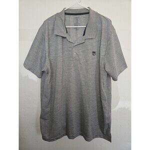 Cherokee Men's Gray Short-sleeve Polo Shirt Size XXL